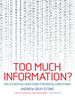 cover image of Too Much Information?